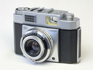 Zeiss Ikon Contina III Rangefinder 35mm film camera with Pantar 45mm f/2.  8 lens 2