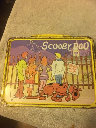 Vintage 1973 Scooby - Doo Lunch Box & Thermos Hanna - Barbera King - Seeley,  Halloween