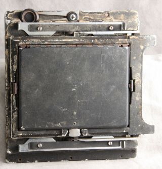 4x5 Graflok Back Assembly From Pacemaker Speed Or Crown Graphic,  Ugly,  Complete
