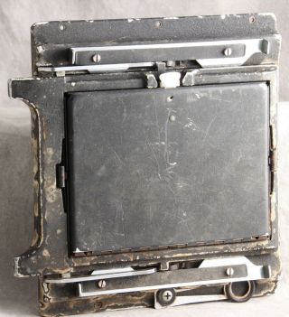 4X5 Graflok Back Assembly from Pacemaker Speed or Crown Graphic,  Ugly,  Complete 2