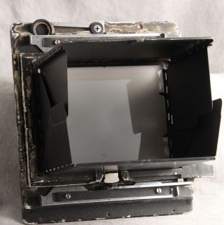 4X5 Graflok Back Assembly from Pacemaker Speed or Crown Graphic,  Ugly,  Complete 3