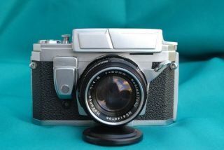Ex - Vintage Konica Iii - M Rangefinder Camera & 50mm/f1:1.  8 Hexanon - Konishiroku Len