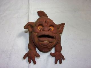 Vintage Clarkes Boglin Horror Halloween Hand Puppet Seven Towns Toy 1987 Mattel