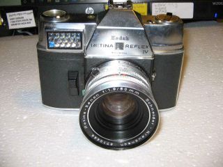 Kodak Retina Reflex 4 Camera - Schneider - Kreuznach F:1.  9/50mm Lens - And
