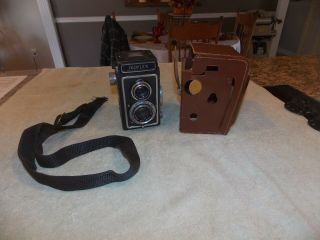 Zeiss Ikon Ikoflex Camera - Case - Strap