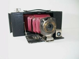 Antique 1909 Brownie Automatic Camera By Eastman Kodak Folding Pocket Camera 2a