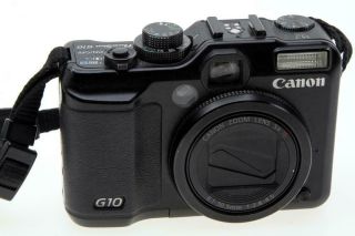 Canon Powershot G10 14.  7mp Digital Camera With 5x Wide Optical Image Stabilizer