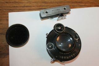 Carl Zeiss Jena Tessar 1:4.  5 Lens 13.  5 Cm Compur Old Lens,