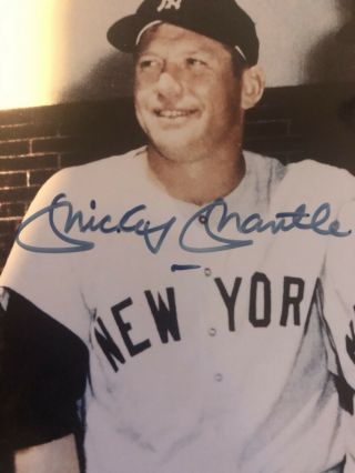 Mickey Mantle Roger Maris Yankees signed 8x10 photo 3