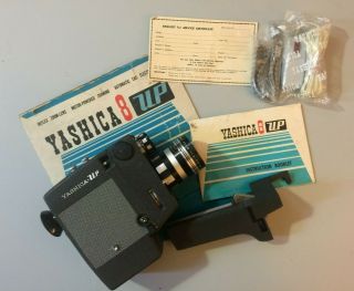 Yashica - 8 8mm U - Matic Vintage Movie Camera Made In Japan Box Booklet,