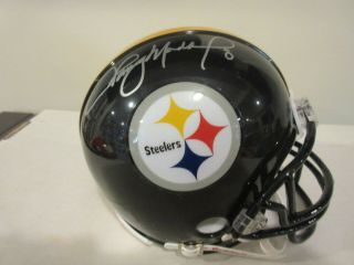 Riddell Tommy Maddox Pittsburgh Steelers Signed/auto Mini Helmet