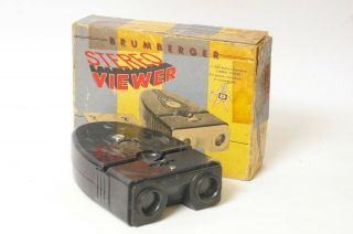 F95252 Brumberger 1265 Lighted Stereo Viewer For 35mm Stereo Slides – Ex,