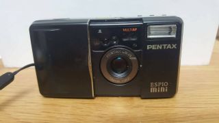 Pentax Espio Mini Autofocus 35mm Camera,  32mm Prime Lens Panorama Mode