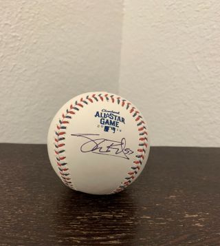 Shane Bieber Autographed Cleveland Indians Signed 2019 All - Star Game Baseball