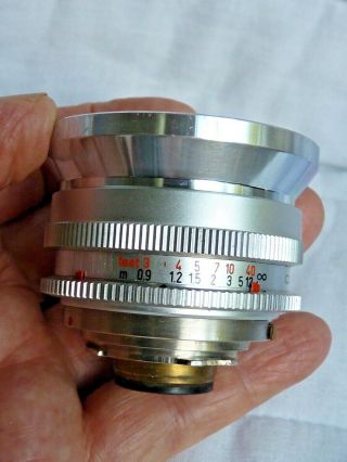 Vintage KODAK RETINA - CURTAGON f:4,  28mm SCHNEIDER - KREUZNACH Wide Angle Lens,  VGC 3