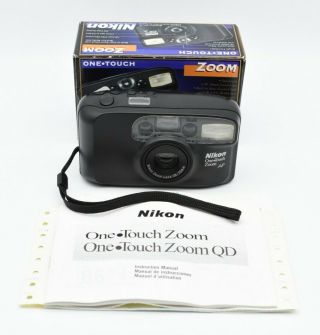 Nikon One Touch Zoom 35mm Film Point & Shoot Camera 38 - 70mm W/ Box Old Stock