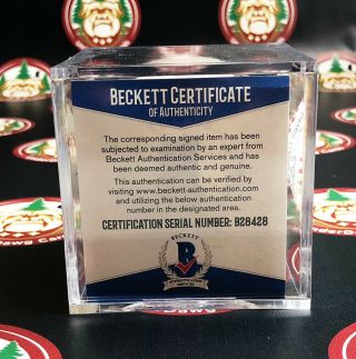 Trea Turner Signed Baseball With Case Beckett Certificate Of Authenticity 2