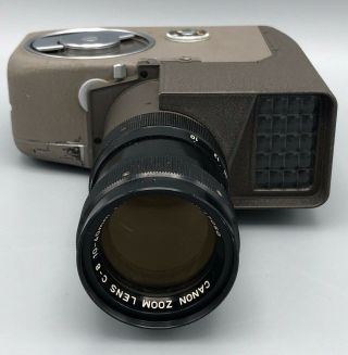 Vintage Canon Zoom 8 Movie Camera C - 8 10 - 40mm F1.  4