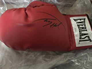 Larry Holmes Signed Auto Autograph Everlast Red Boxing Glove Jsa Witness