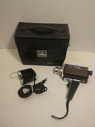 Bell & Howell 8 Video Camera W/ Light & Case,  Model 374,  &