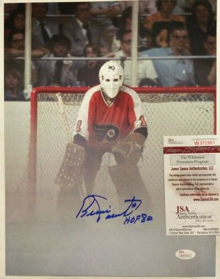 Bernie Parent Autographed Signed Philadelphia Flyers 11x14 Photo Jsa