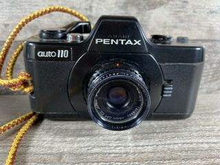 PENTAX Auto 110 w/ 24mm f2.  8 Lens Film Camera 2