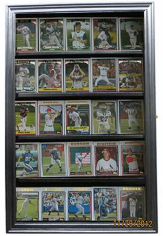 Football Baseball Basektball Hockey Comic Card Display Case Cabinet Shadow Box