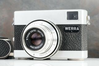 :pentacon Werra 1 35mm Film Camera W/ Zeiss Tessar 50mm F2.  8 Lens