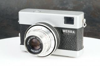 :Pentacon Werra 1 35mm Film Camera w/ Zeiss Tessar 50mm f2.  8 Lens 2