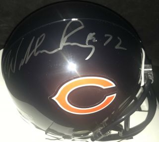 William Perry Chicago Bears Autographed Signed Mini Helmet 4