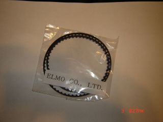 8 Elmo Gs - 1200 Projector Belts,  Oem Elmo Japan,  2 Synchronous Teethed Belt 