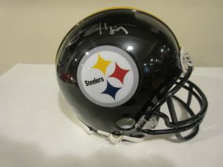 Antonio Brown Signed/auto Steelers Mini Helmet With Jsa
