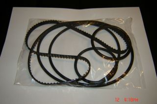 16mm Eiki Rt - 0,  Rt Series Projector Belts,  5 Belt Set / 16mm Eiki Rt Belt Kit