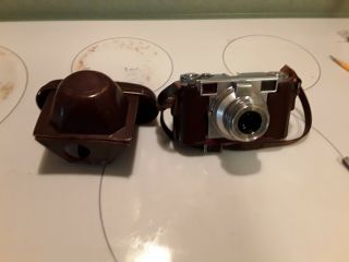 Leidolf Lordomat 1953 Wetzlar 35mm Range Finder Camera W/ 50mm 2.  8 Lordonar