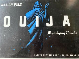 Vintage Ouija Board Game William Fuld Parker Brothers Version Usa Salem Mass