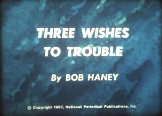 16mm Film AQUAMAN “Three Wishes To Trouble ” Cartoon 1968 Awesome Color 3