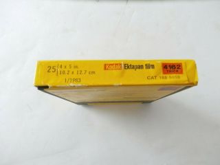 Kodak Ektapan Film,  Qty 25 4x5 