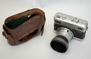 Vintage German Carl Zeiss Werra Camera & Zeiss Ikon Contaflex Camera & Case 2