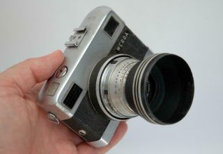 Vintage German Carl Zeiss Werra Camera & Zeiss Ikon Contaflex Camera & Case 3