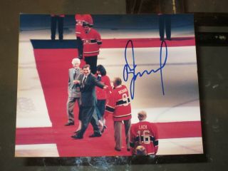 Vladislav Tretiak Signed Autographed 8x10 Photo Closing Montreal Forum Hof