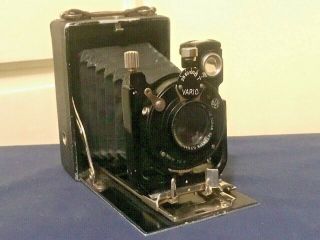 Zeiss Ikon Folding Box Camera F/4.  5,  105 Mm Multiple Bellows Adjustments