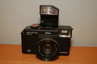 Agfa Optima Sensor Electronic Flash - 35mm Film Camera As - Is