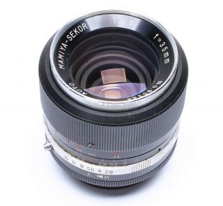 Mamiya Sekor 35mm F/2.  8 Lens No.  90244 M42 Pentax Screw Mount