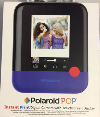 Polaroid Pop Instant Print Digital Camera - Missing Usb Cord /no Paper