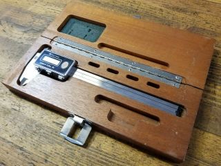 Brown & Sharpe Vernier Caliper Digit - Cal Indicator Gauge Vintage Machinist Tools