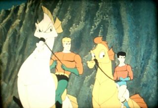 16mm Film Aquaman “the Sea Snares Of Captain Sly” Cartoon 1968 Awesome Color