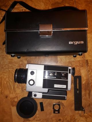 Vintage Argus/cosina Eight Electric Zoom Movie Camera 706 Case Dc