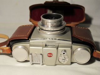 Vintage Kodak Pony Iv Camera W/ Leather Case -