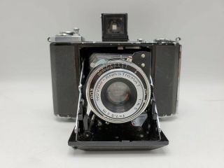 Zeiss Ikon Ikonta 521/16 Folding Film Camera W/ Novar - Anastigmat 7.  5cm F4.  5