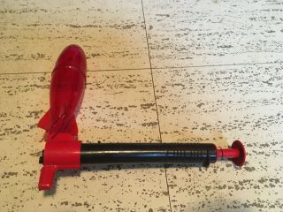 Park Plastics Vintage Rocket Toy With Launcher Water Air Rocket